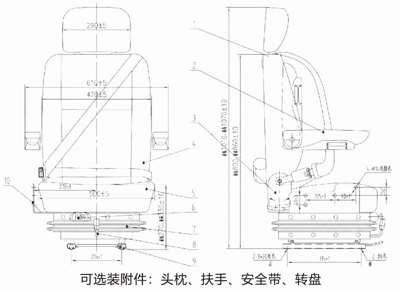 QC28-DQ型-电动充气式空气悬浮座椅-2