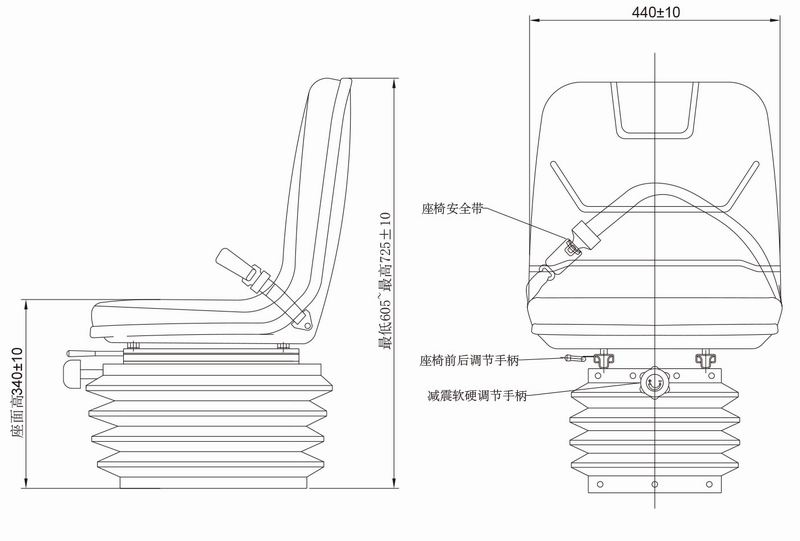 QC40A型-悬浮减震座椅-2
